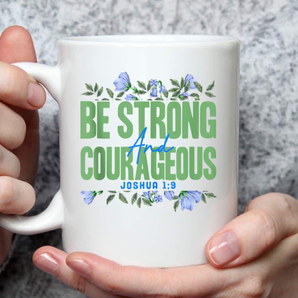 Christian Bible Verse Joshua 19 Flower Butterfly T-Shirt