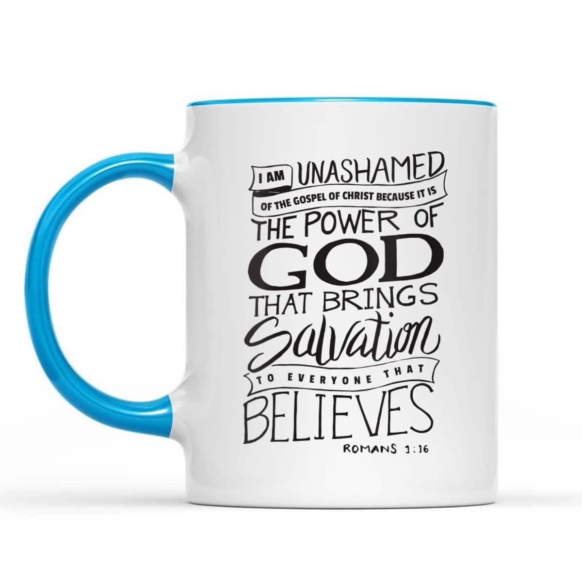 I Am Unashamed Of The Gospel Bible Verse Christian Faith Romans 9:16 T-Shirt