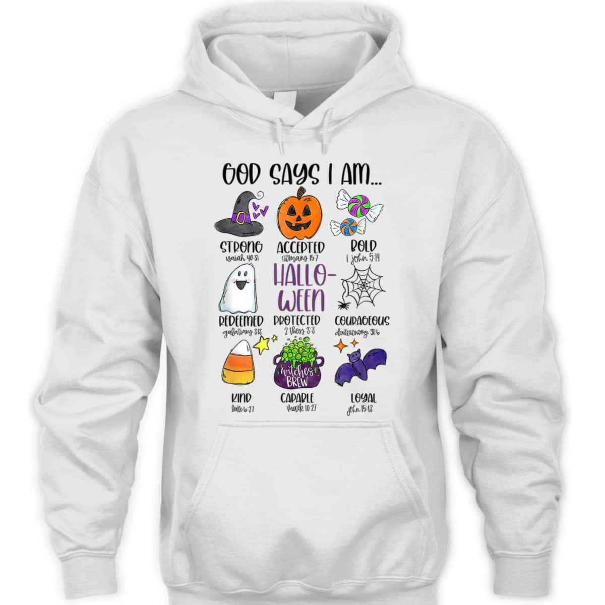 God Says I Am Halloween Christian Jesus Spooky Season T-Shirt God Says I Am Halloween Christian Jesus Spooky Season T-Shirt