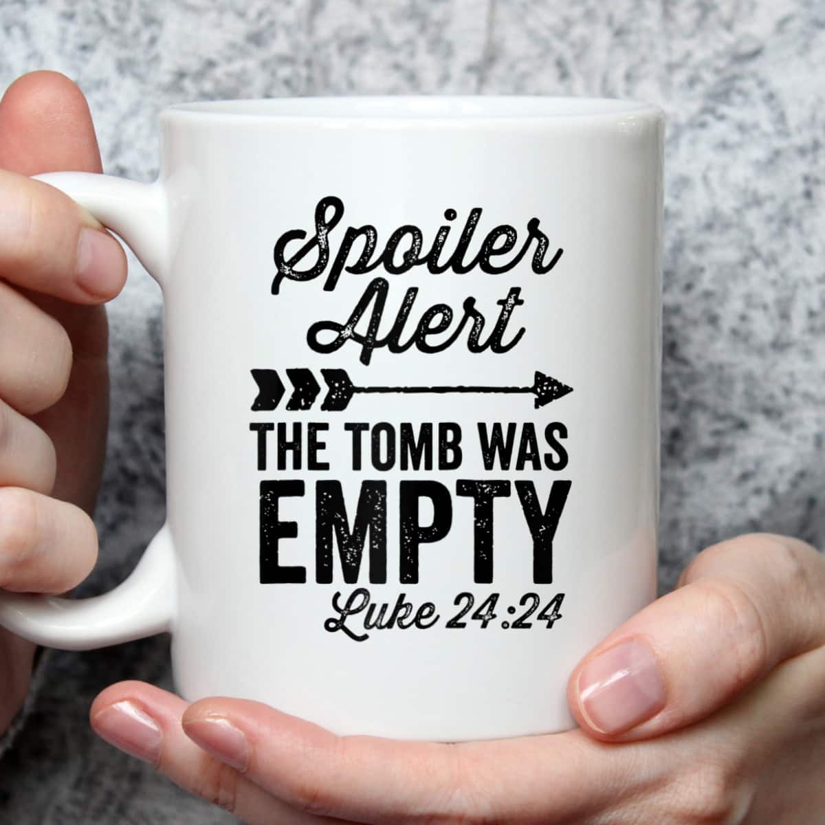 The Tomb Was Empty Spoiler Alert Easter Arrow Bible Verse Luke 24:24 T-Shirt The Tomb Was Empty Spoiler Alert Easter Arrow Bible Verse Luke 24:24 T-Shirt