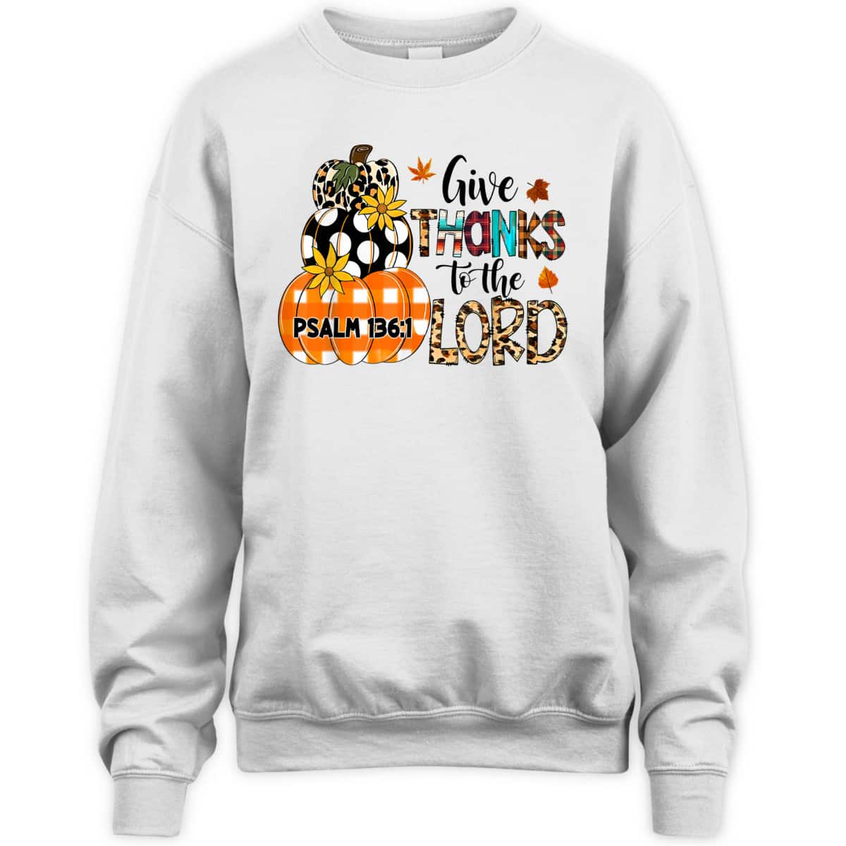 Give Thanks To The Lord Christian Bible Verse Thanksgiving Holiday Plaid T-Shirt Give Thanks To The Lord Christian Bible Verse Thanksgiving Holiday Plaid T-Shirt