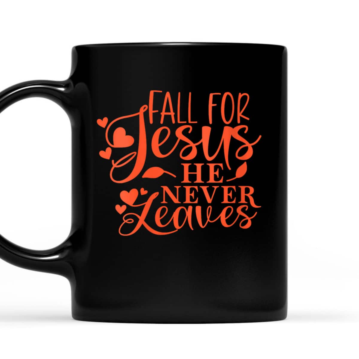 Thanksgiving Halloween T-Shirt Fall For Jesus He Never Leaves Christian Dinner Thanksgiving Halloween T-Shirt Fall For Jesus He Never Leaves Christian Dinner