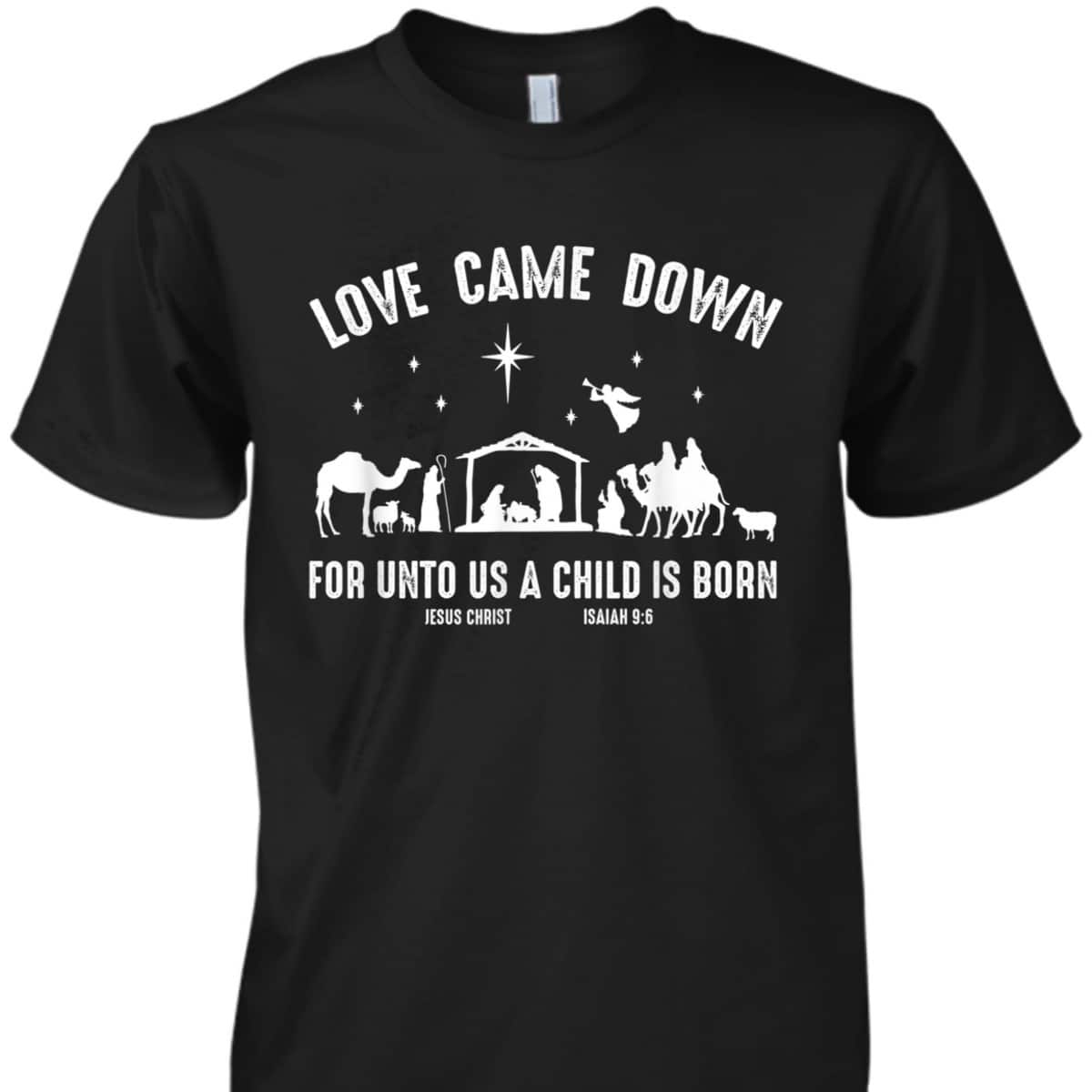Christmas Nativity Christian Bible Verse Isaiah Love T-Shirt Christmas Nativity Christian Bible Verse Isaiah Love T-Shirt