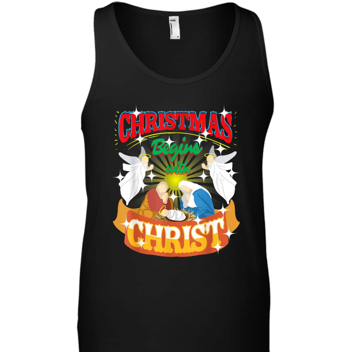 Christmas Begins With Christ Christian Jesus Xmas T-Shirt Christmas Begins With Christ Christian Jesus Xmas T-Shirt
