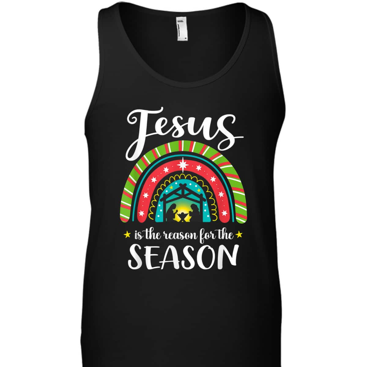 Christmas Christian Jesus Is The Reason For The Season Nativity Scene T-Shirt Christmas Christian Jesus Is The Reason For The Season Nativity Scene T-Shirt
