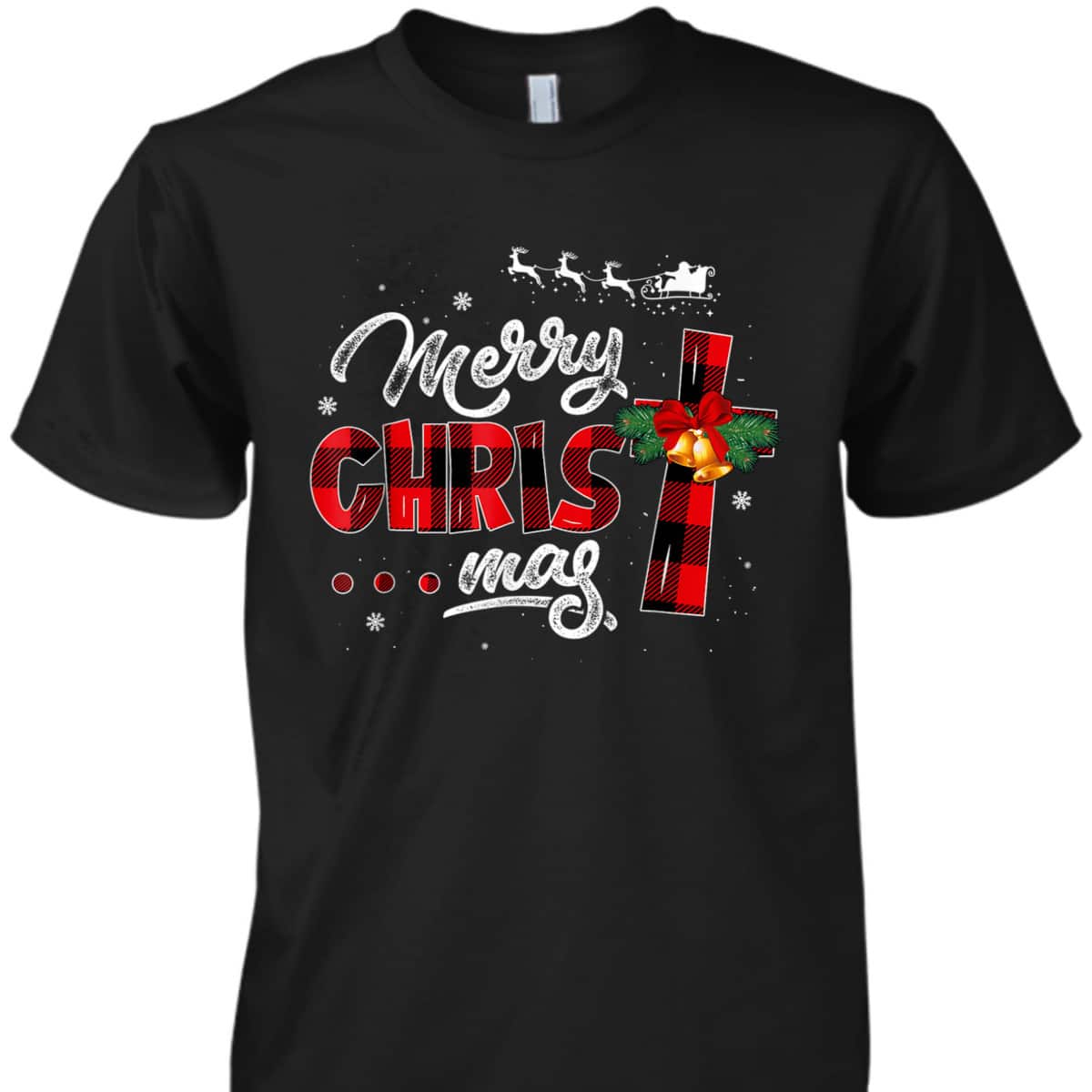 Merry Christmas Christians Buffalo Red Plaid Pajamas T-Shirt Merry Christmas Christians Buffalo Red Plaid Pajamas T-Shirt