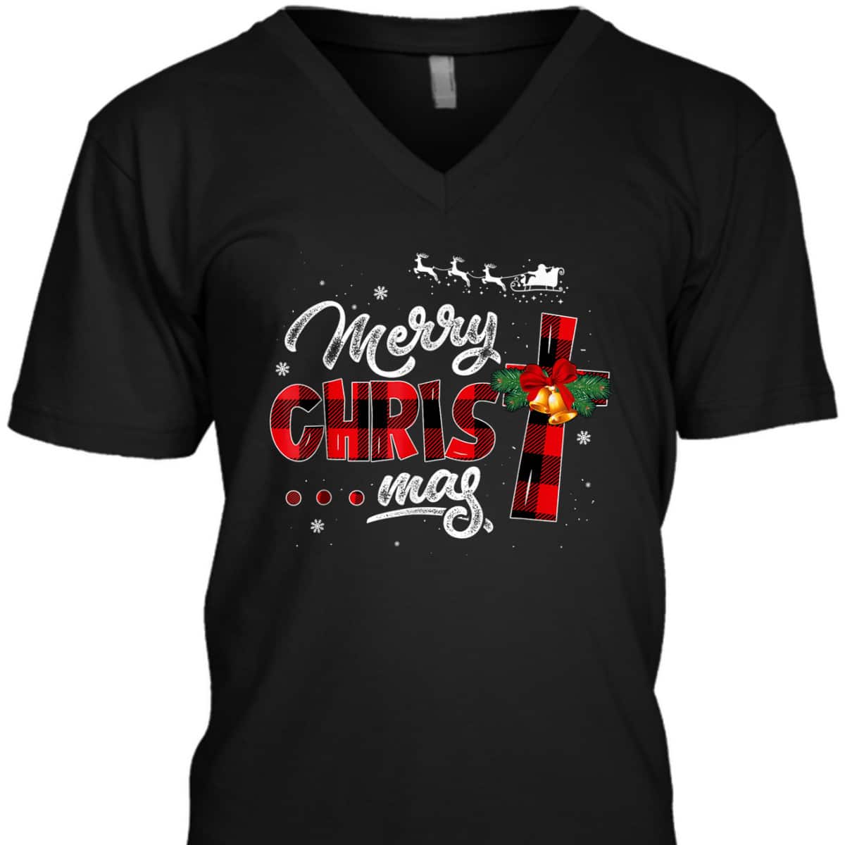Merry Christmas Christians Buffalo Red Plaid Pajamas T-Shirt Merry Christmas Christians Buffalo Red Plaid Pajamas T-Shirt