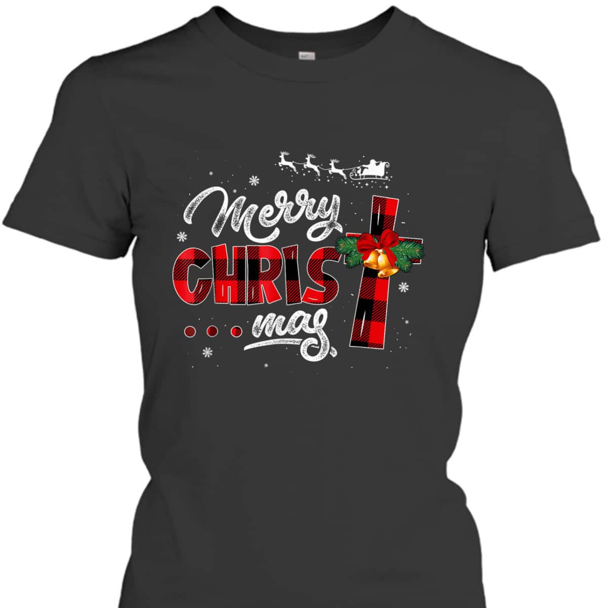 Merry Christmas Christians Buffalo Red Plaid Pajamas T-Shirt Merry Christmas Christians Buffalo Red Plaid Pajamas T-Shirt