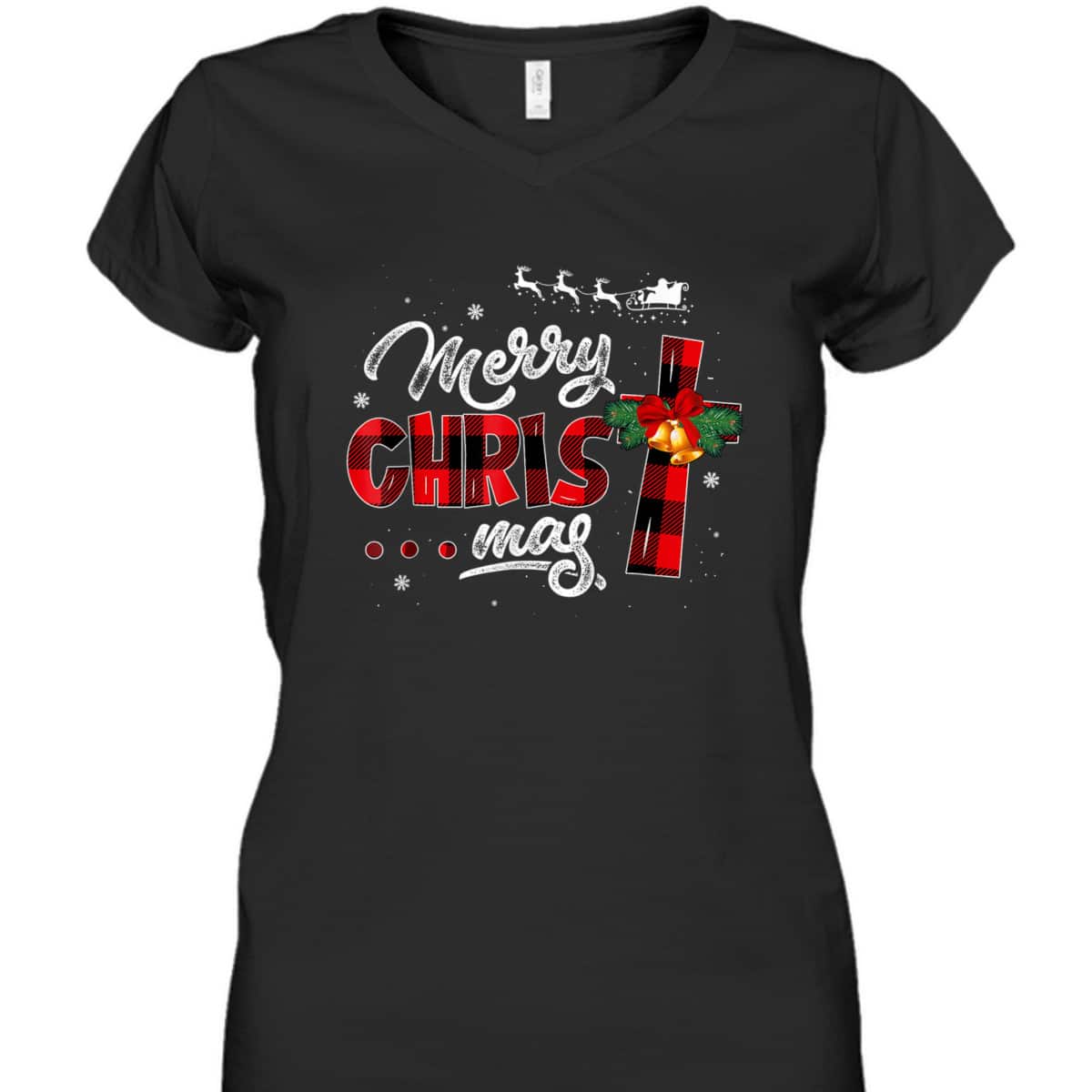 Merry Christmas Christians Buffalo Red Plaid Pajamas T-Shirt Merry Christmas Christians Buffalo Red Plaid Pajamas T-Shirt