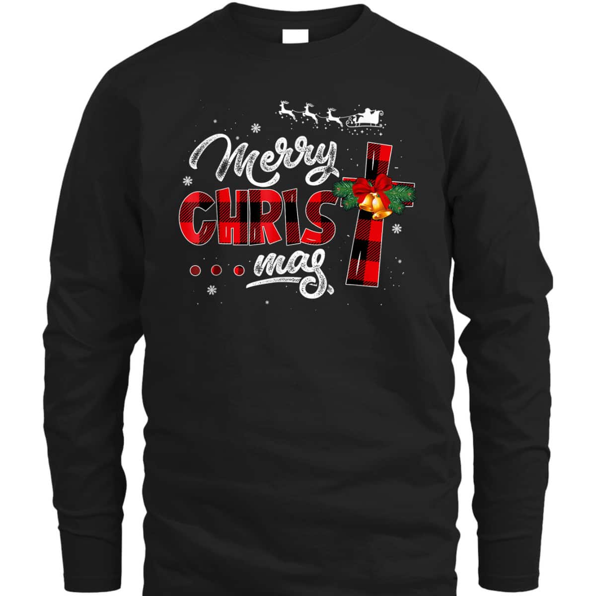 Merry Christmas Christians Buffalo Red Plaid Pajamas T-Shirt Merry Christmas Christians Buffalo Red Plaid Pajamas T-Shirt