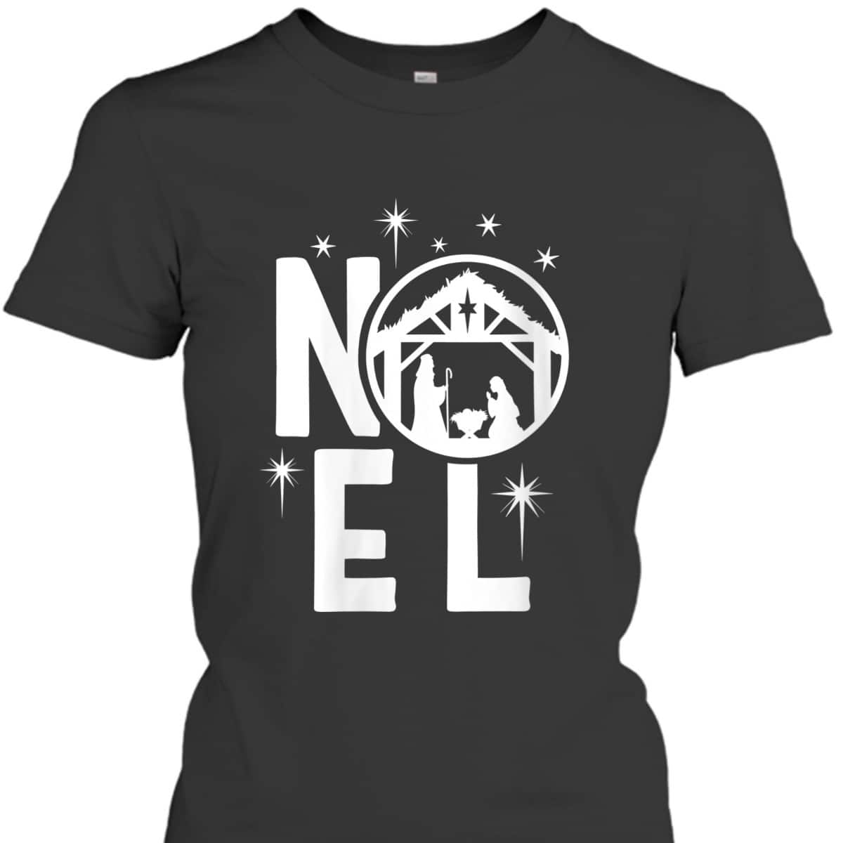 Noel Manger Religious Christmas Nativity Christian T-Shirt Noel Manger Religious Christmas Nativity Christian T-Shirt