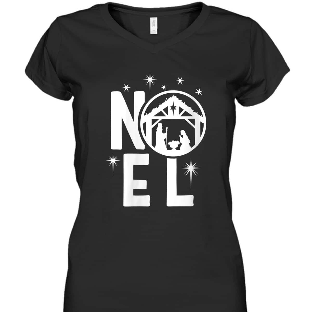 Noel Manger Religious Christmas Nativity Christian T-Shirt Noel Manger Religious Christmas Nativity Christian T-Shirt