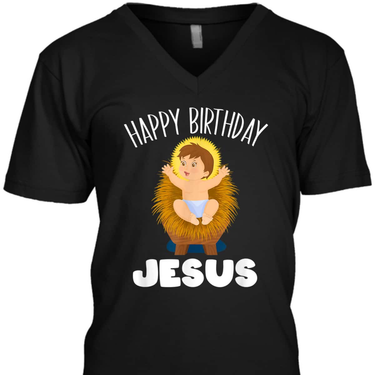 Christian Religion Christmas Happy Birthday Jesus Baby T-Shirt Christian Religion Christmas Happy Birthday Jesus Baby T-Shirt