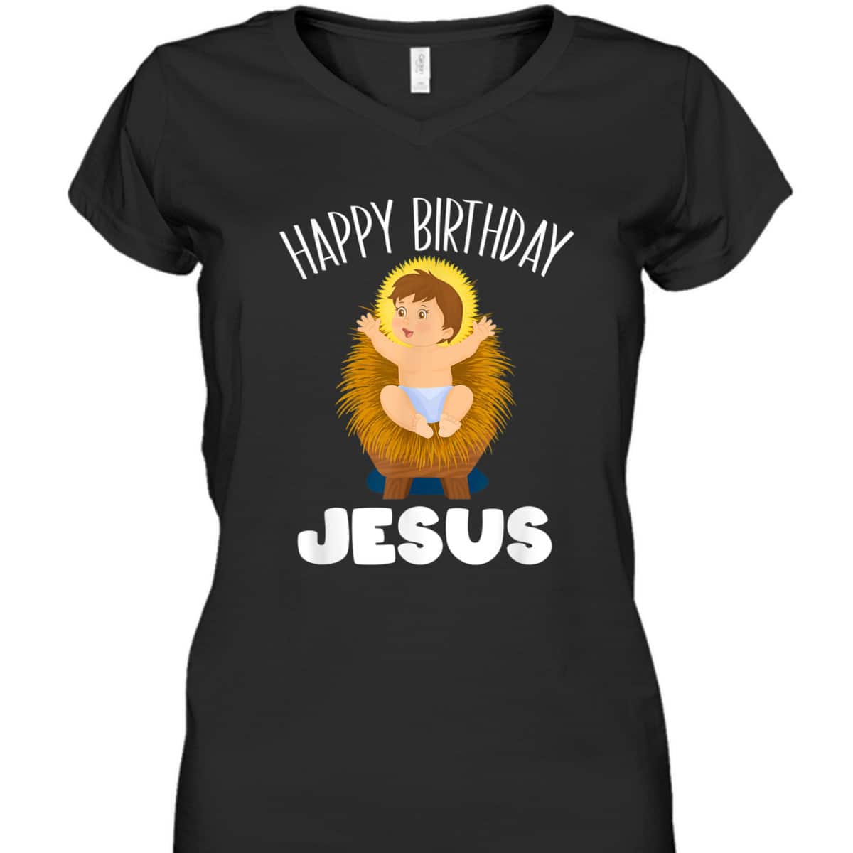 Christian Religion Christmas Happy Birthday Jesus Baby T-Shirt Christian Religion Christmas Happy Birthday Jesus Baby T-Shirt