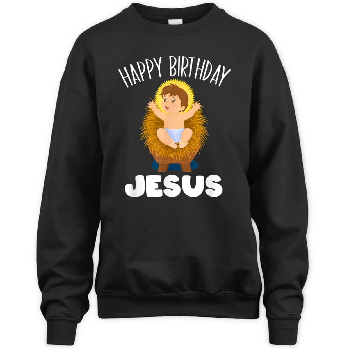 Christian Religion Christmas Happy Birthday Jesus Baby T-Shirt Christian Religion Christmas Happy Birthday Jesus Baby T-Shirt