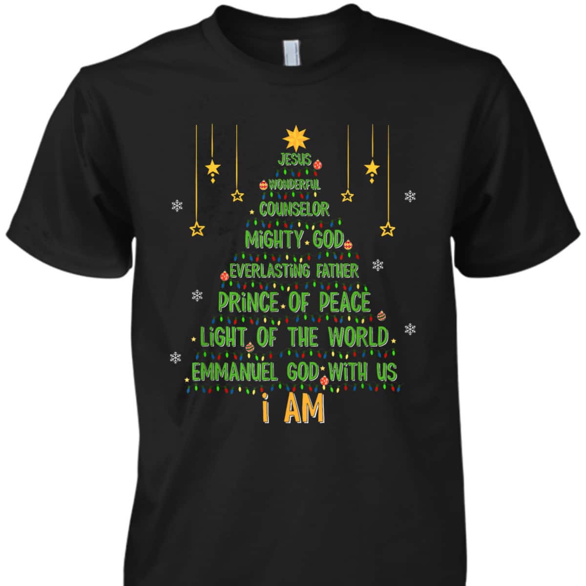 Christmas Tree Jesus Christian Bible Faith Holiday Season T-Shirt Christmas Tree Jesus Christian Bible Faith Holiday Season T-Shirt