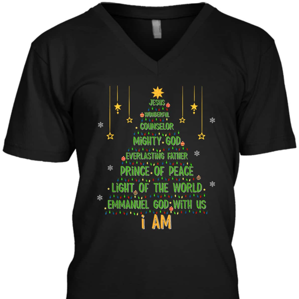 Christmas Tree Jesus Christian Bible Faith Holiday Season T-Shirt Christmas Tree Jesus Christian Bible Faith Holiday Season T-Shirt