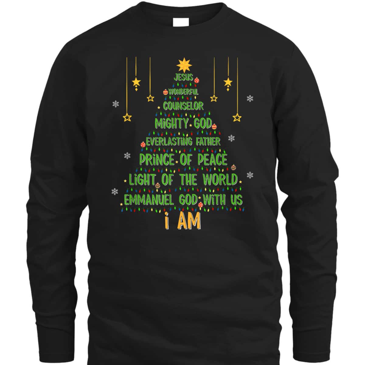 Christmas Tree Jesus Christian Bible Faith Holiday Season T-Shirt Christmas Tree Jesus Christian Bible Faith Holiday Season T-Shirt