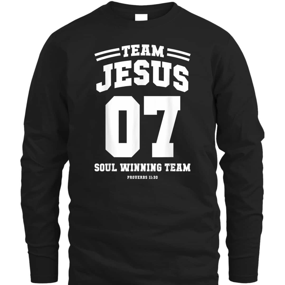 Christian T-Shirt Team Jesus 7 Soul Winning Team Christmas