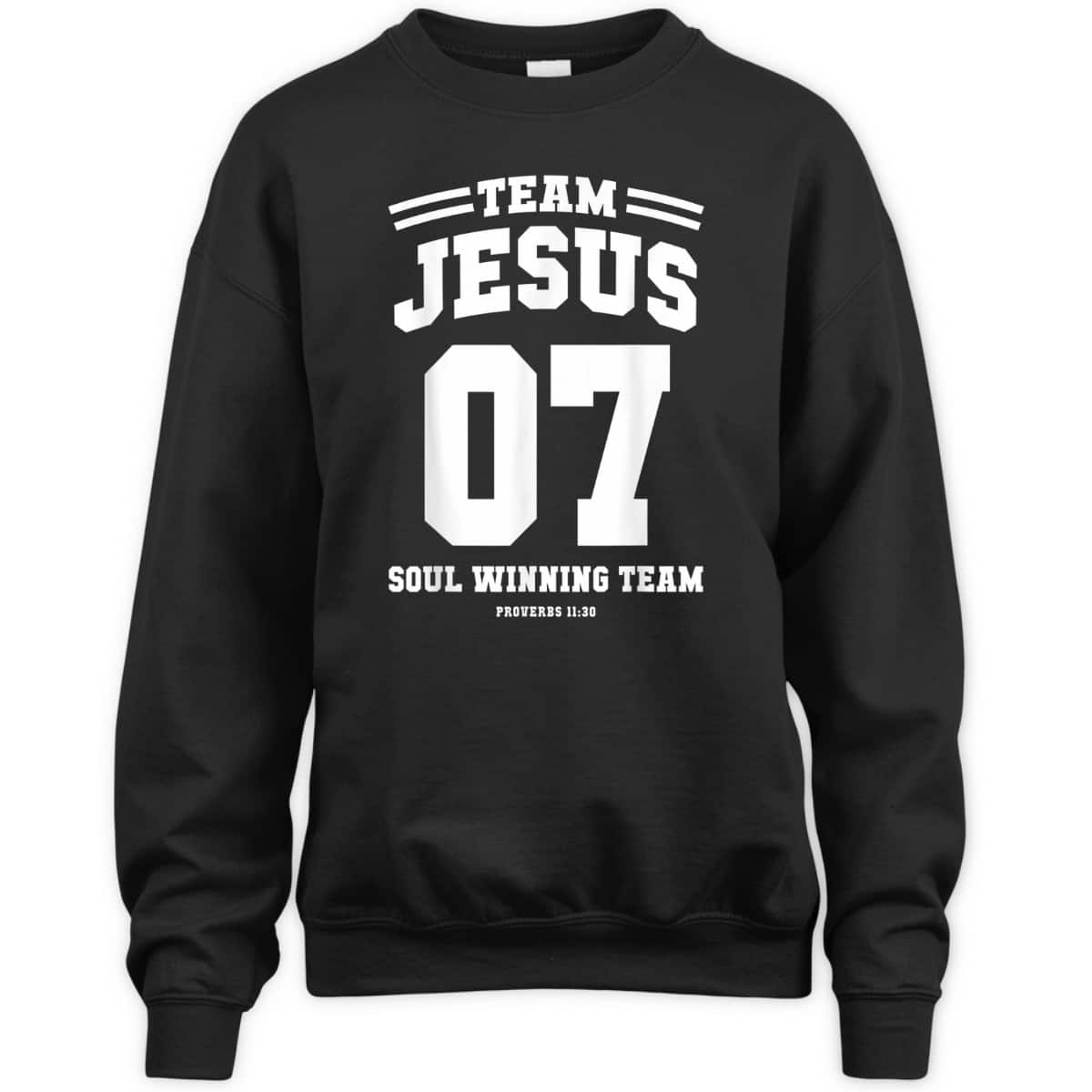 Christian T-Shirt Team Jesus 7 Soul Winning Team Christmas Christian T-Shirt Team Jesus 7 Soul Winning Team Christmas