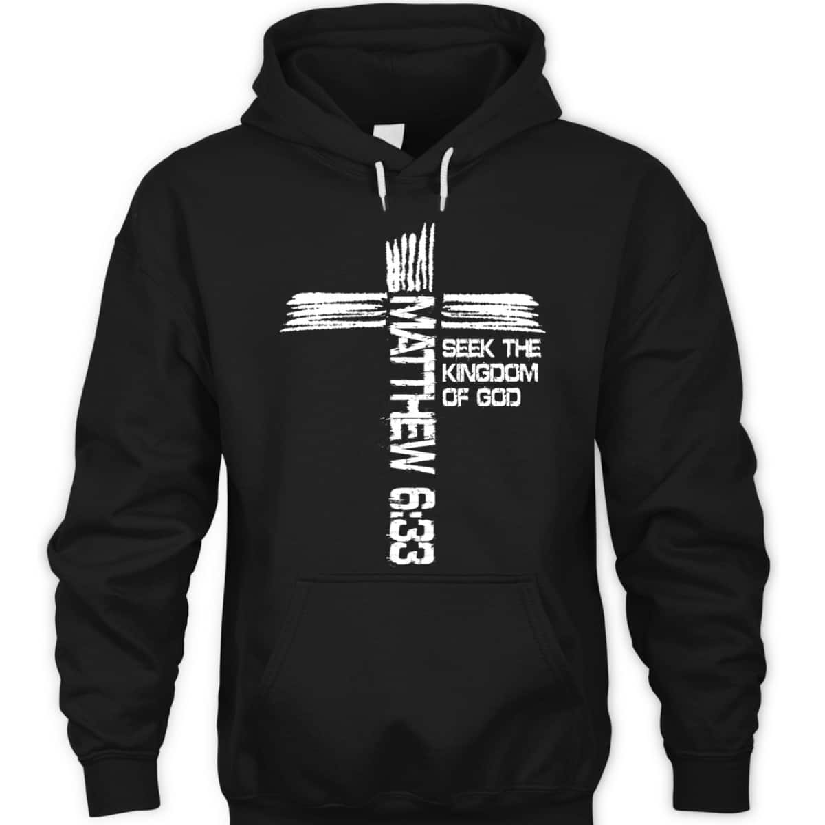 Matthew 633 Christian Bible Verse And Cross T-Shirt