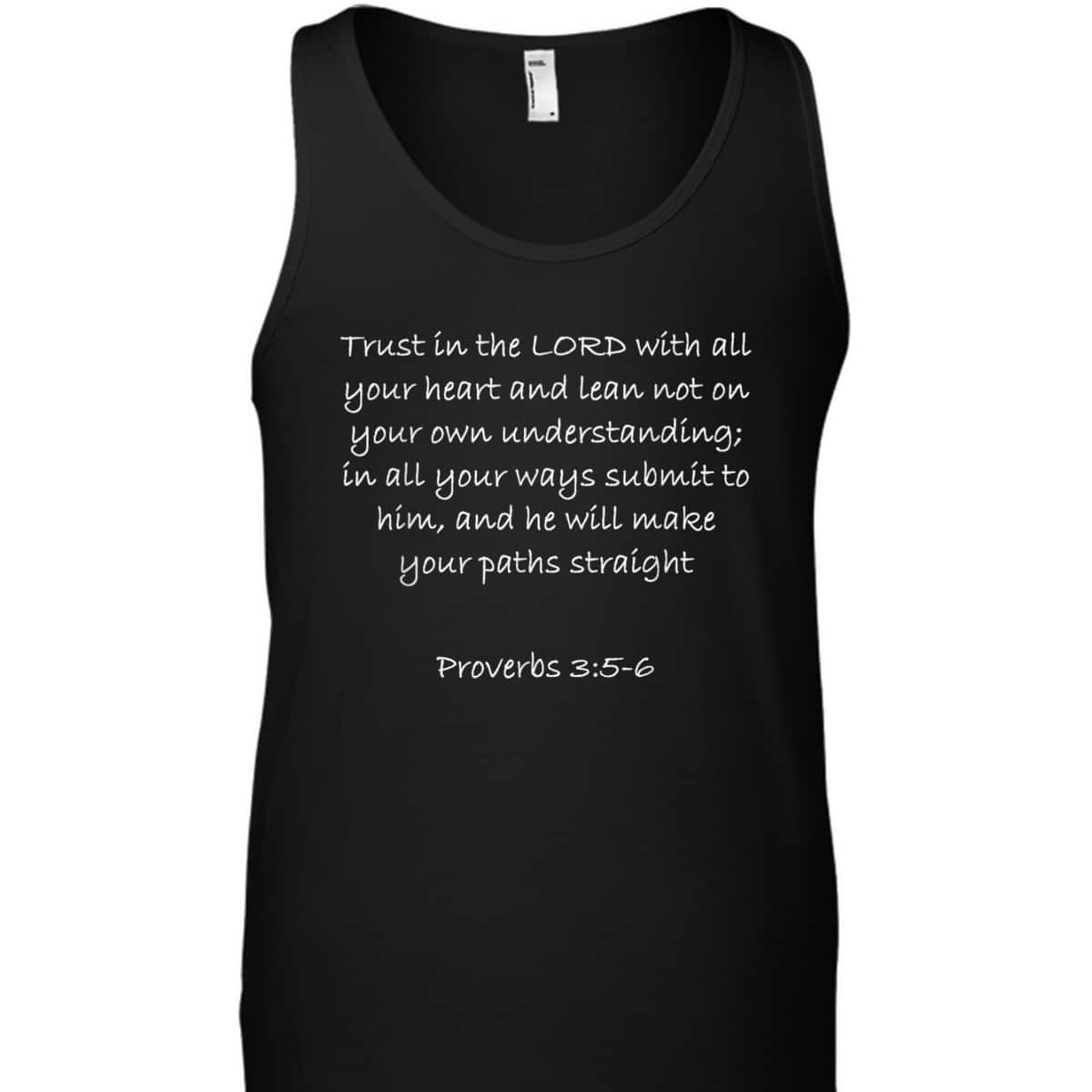 Proverbs 35-6 Bible Verse Christian Faith T-Shirt