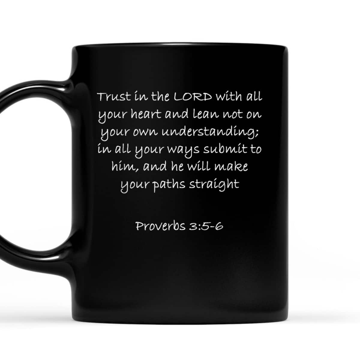 Proverbs 35-6 Bible Verse Christian Faith T-Shirt Proverbs 35-6 Bible Verse Christian Faith T-Shirt