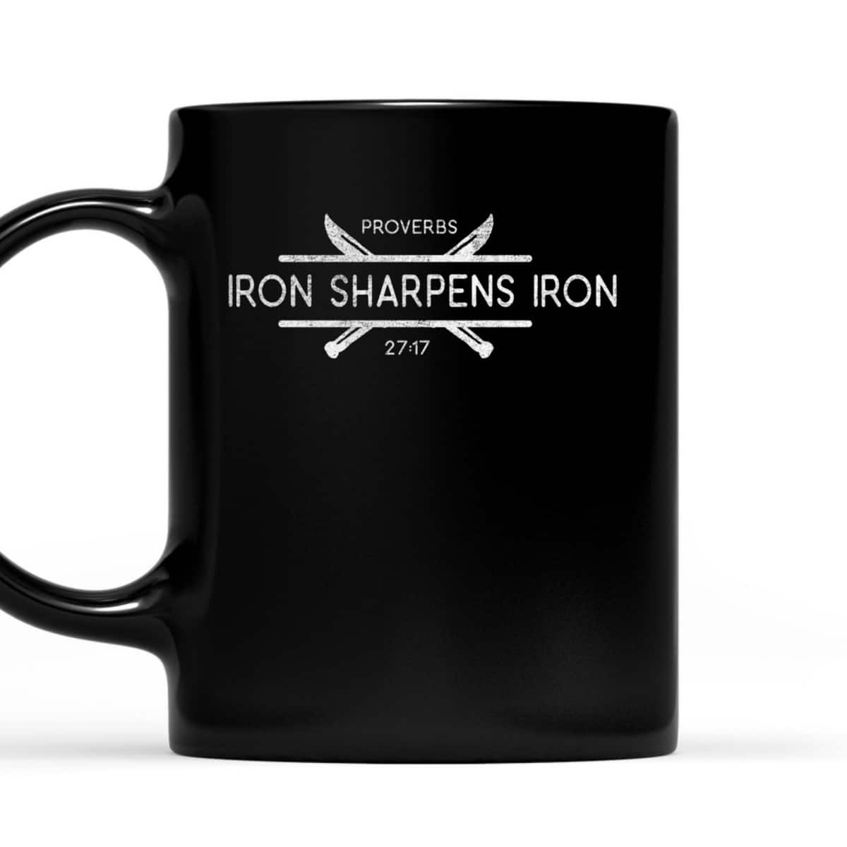 Christian Iron Sharpens Iron Bible Verse T-Shirt Christian Iron Sharpens Iron Bible Verse T-Shirt