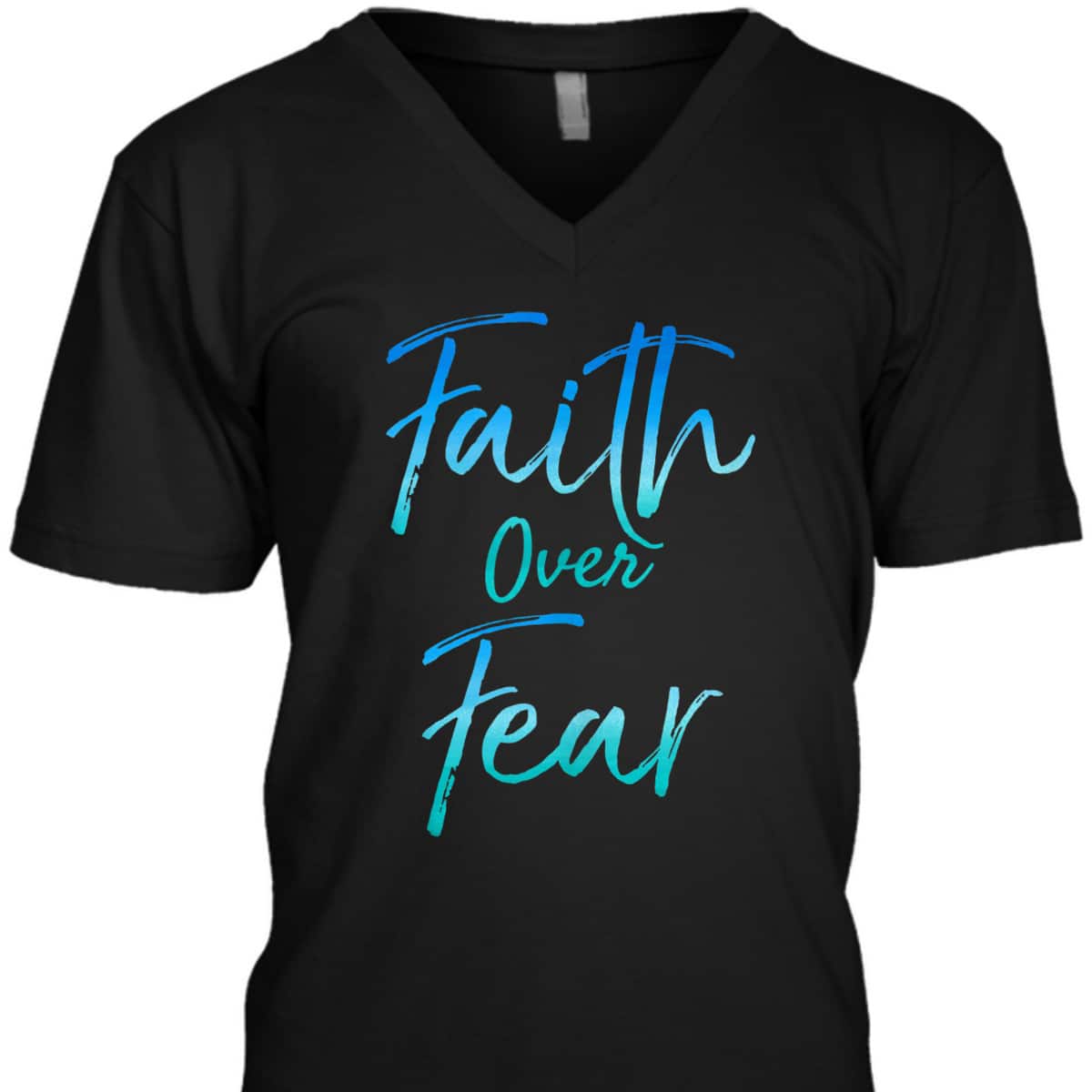 Cute Christian Quote Jesus Saying Faith Over Fear Bible Verse T-Shirt Cute Christian Quote Jesus Saying Faith Over Fear Bible Verse T-Shirt