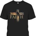 Faith Over Fear Christian And Cross Symbol Bible Religious T-Shirt