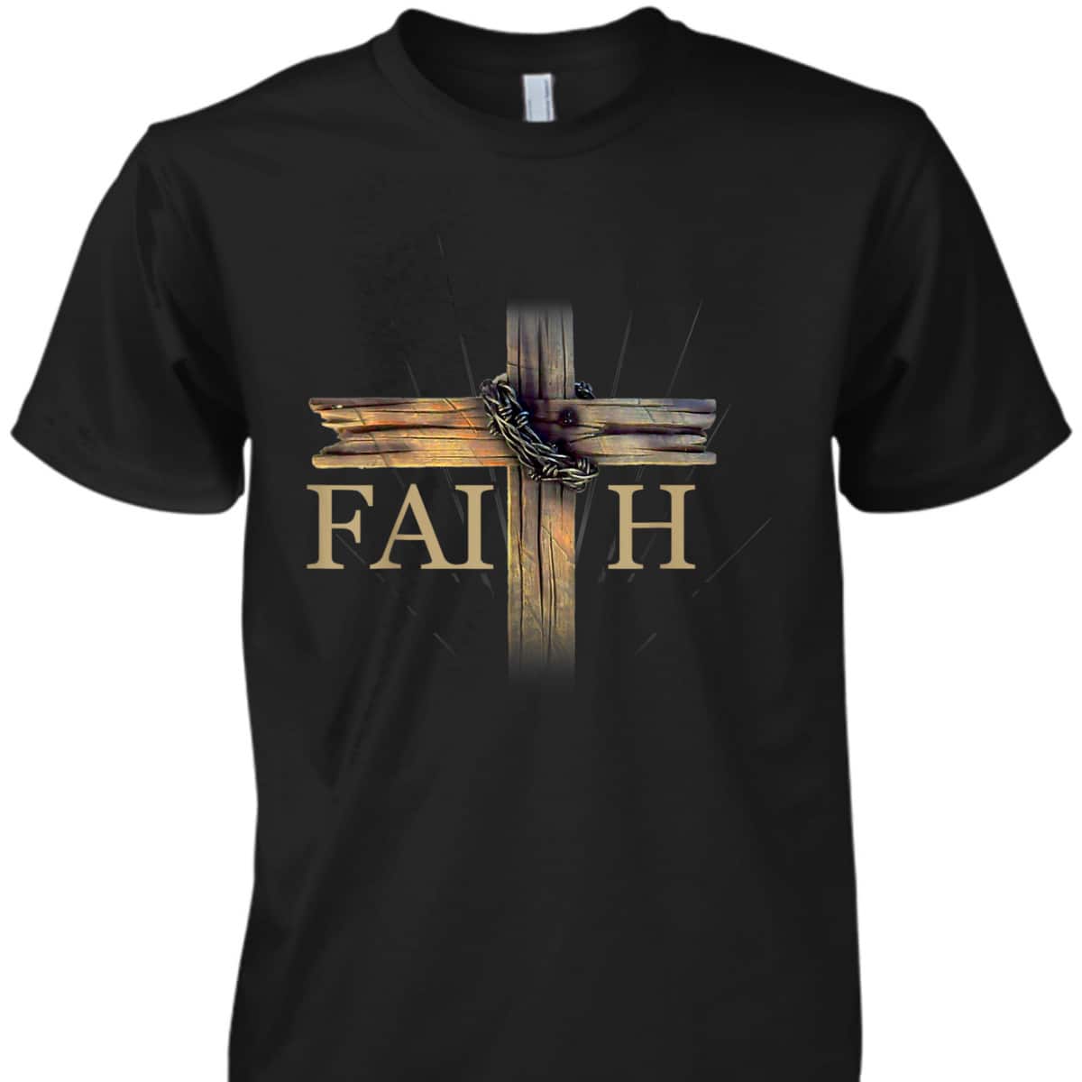 Faith Over Fear Christian And Cross Symbol Bible Religious T-Shirt Faith Over Fear Christian And Cross Symbol Bible Religious T-Shirt
