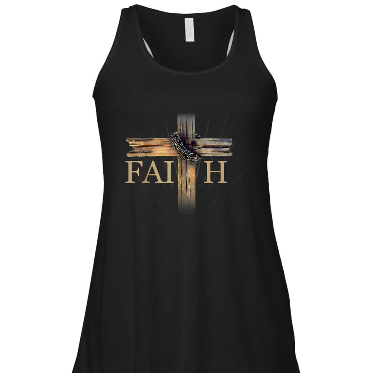 Faith Over Fear Christian And Cross Symbol Bible Religious T-Shirt