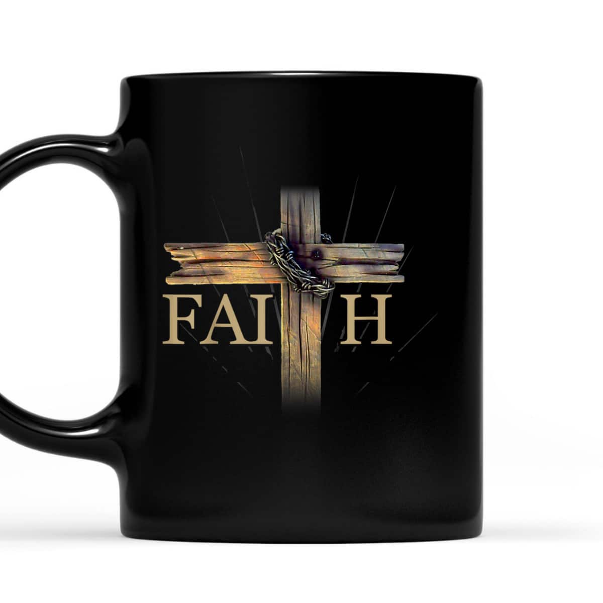 Faith Over Fear Christian And Cross Symbol Bible Religious T-Shirt