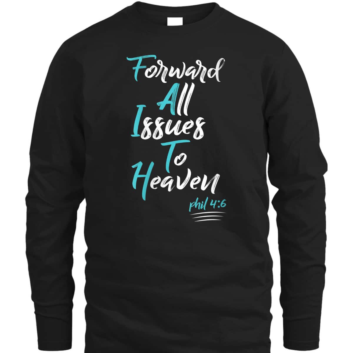 Faith Over Fear Spiritual Uplifting Christian Bible Verse Quote T-Shirt