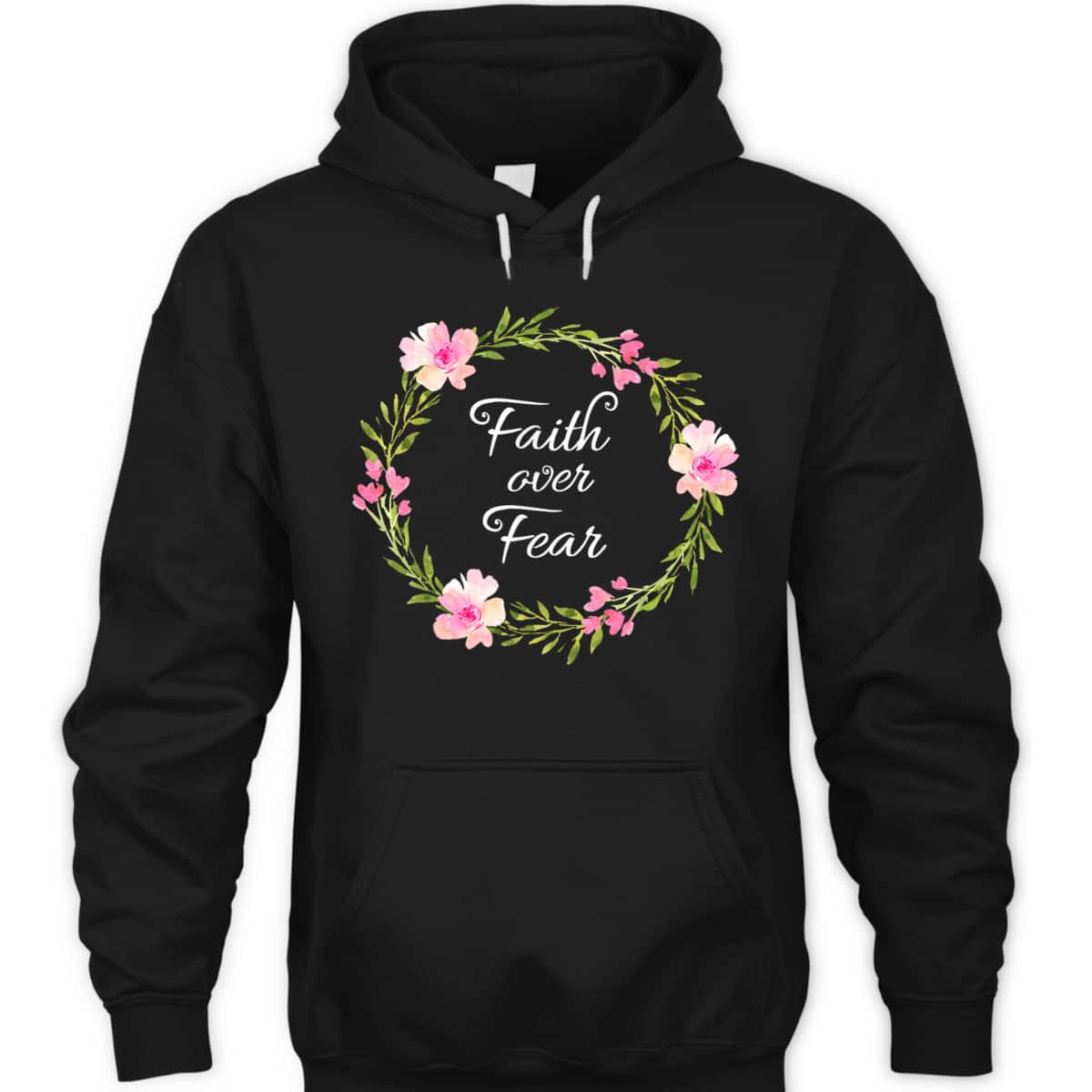 Inspirational Faith Over Fear Spiritual Bible Verse T-Shirt Inspirational Faith Over Fear Spiritual Bible Verse T-Shirt
