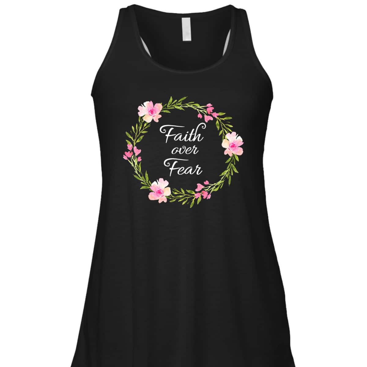 Inspirational Faith Over Fear Spiritual Bible Verse T-Shirt Inspirational Faith Over Fear Spiritual Bible Verse T-Shirt