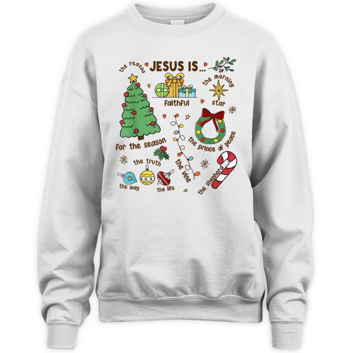 Christmas Jesus Is The Reason For The Season Christian Faith T-Shirt Christmas Jesus Is The Reason For The Season Christian Faith T-Shirt