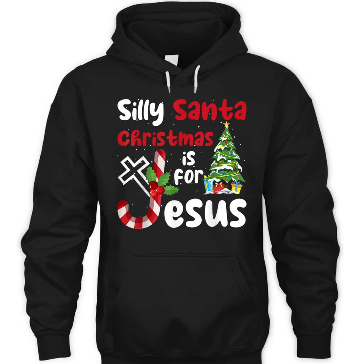Religious Christmas Silly Santa Christmas Is For Jesus T-Shirt Religious Christmas Silly Santa Christmas Is For Jesus T-Shirt
