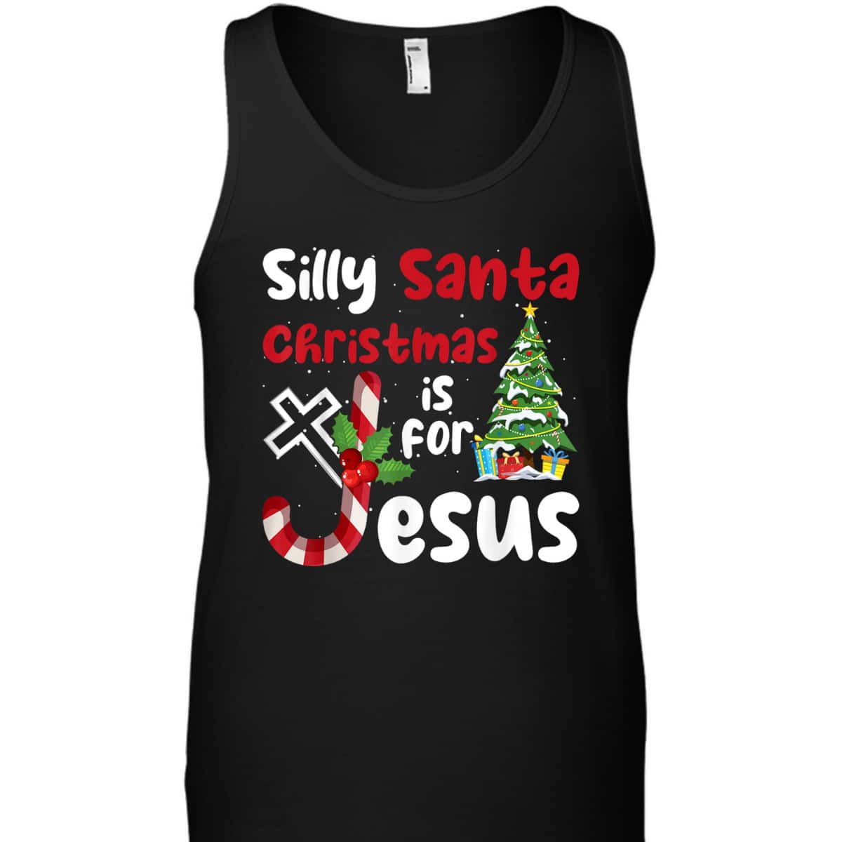 Religious Christmas Silly Santa Christmas Is For Jesus T-Shirt Religious Christmas Silly Santa Christmas Is For Jesus T-Shirt
