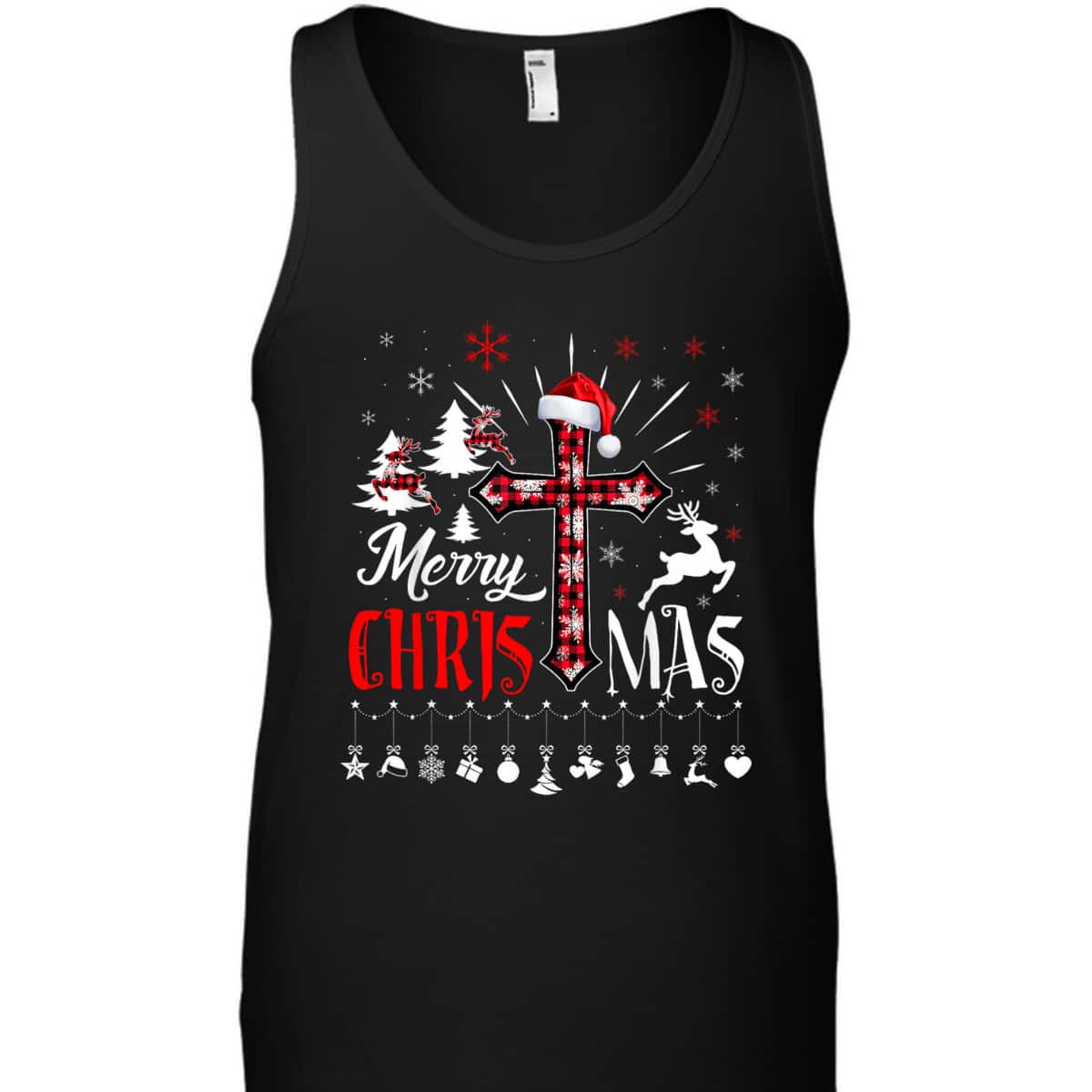 Merry Christmas Cross Christian Plaid Buffalo Xmas Cross T-Shirt Merry Christmas Cross Christian Plaid Buffalo Xmas Cross T-Shirt