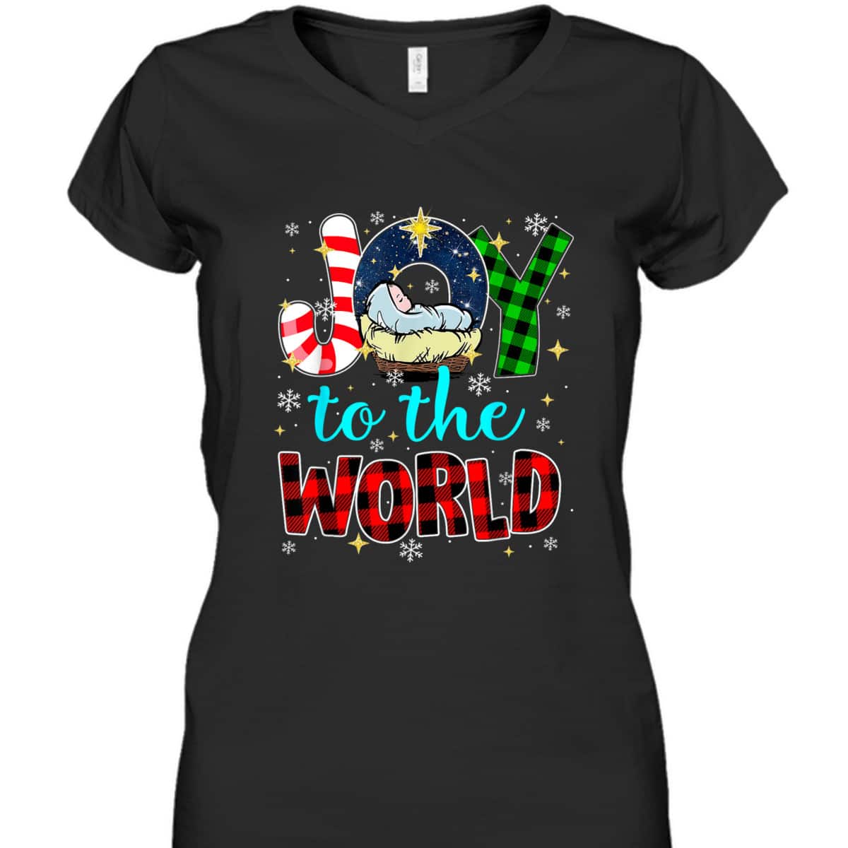 Joy To The World Jesus Christmas Pjs Nativity Christian God T-Shirt Joy To The World Jesus Christmas Pjs Nativity Christian God T-Shirt