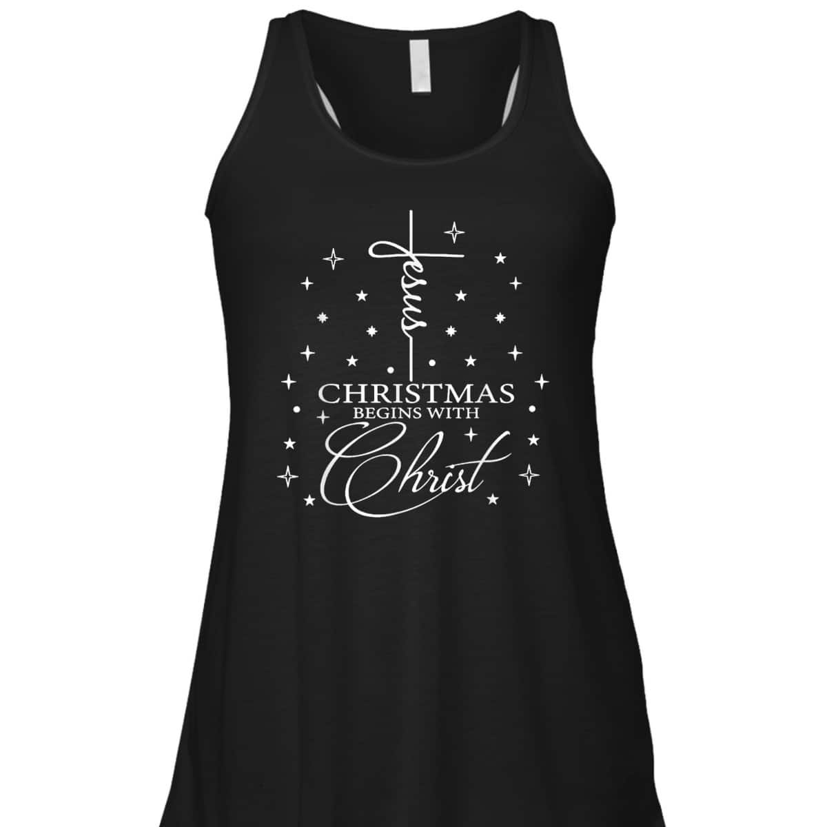 Jesus Christmas Begins With Christ Christian Christmas T-Shirt Jesus Christmas Begins With Christ Christian Christmas T-Shirt