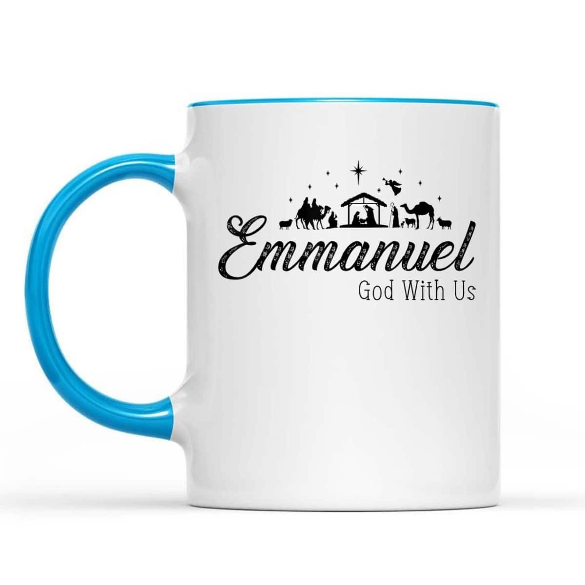 Emmanuel God With Us Nativity Scenes Christmas Christian T-Shirt Emmanuel God With Us Nativity Scenes Christmas Christian T-Shirt