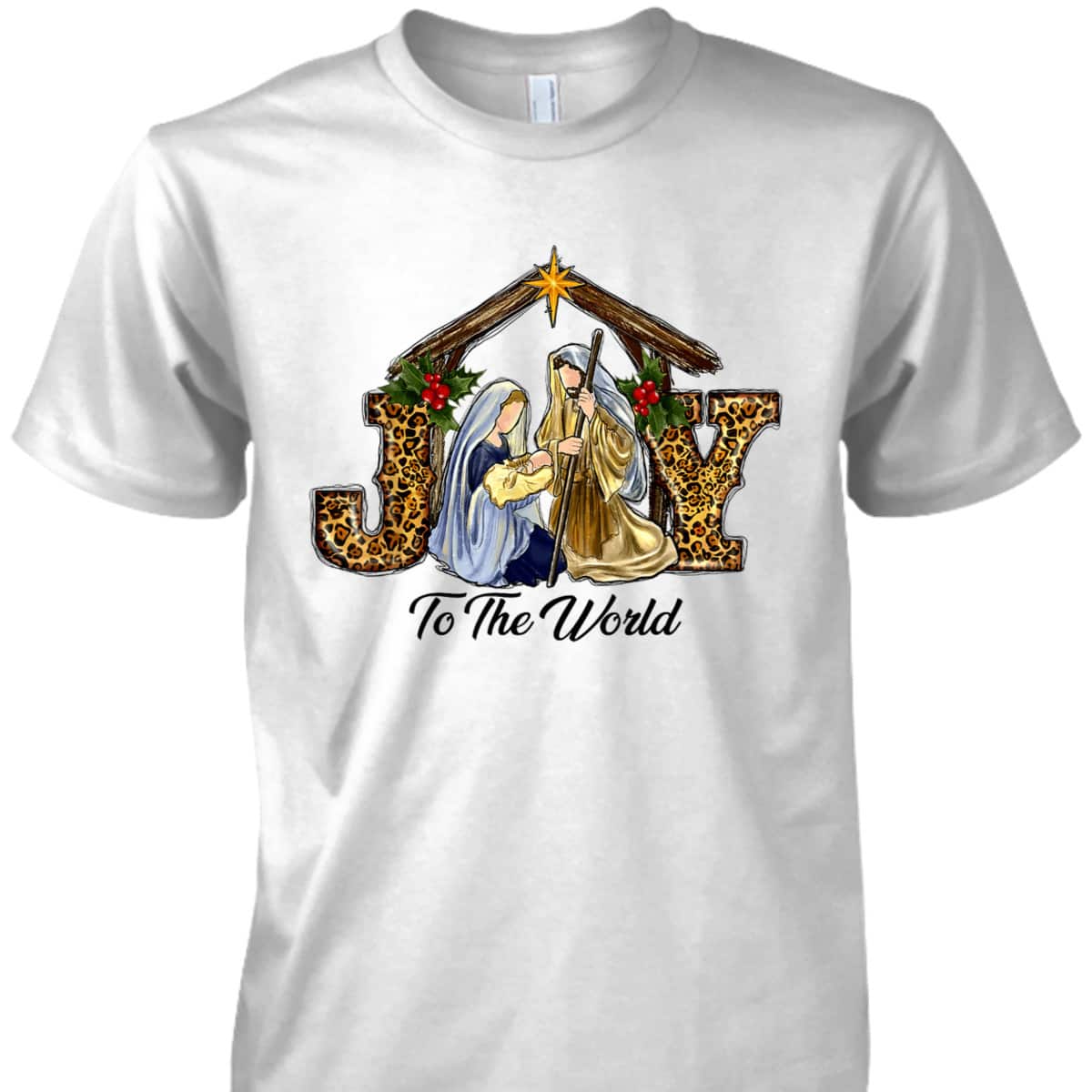 Christmas Joy To The World Baby Jesus Religious Christian T-Shirt Christmas Joy To The World Baby Jesus Religious Christian T-Shirt