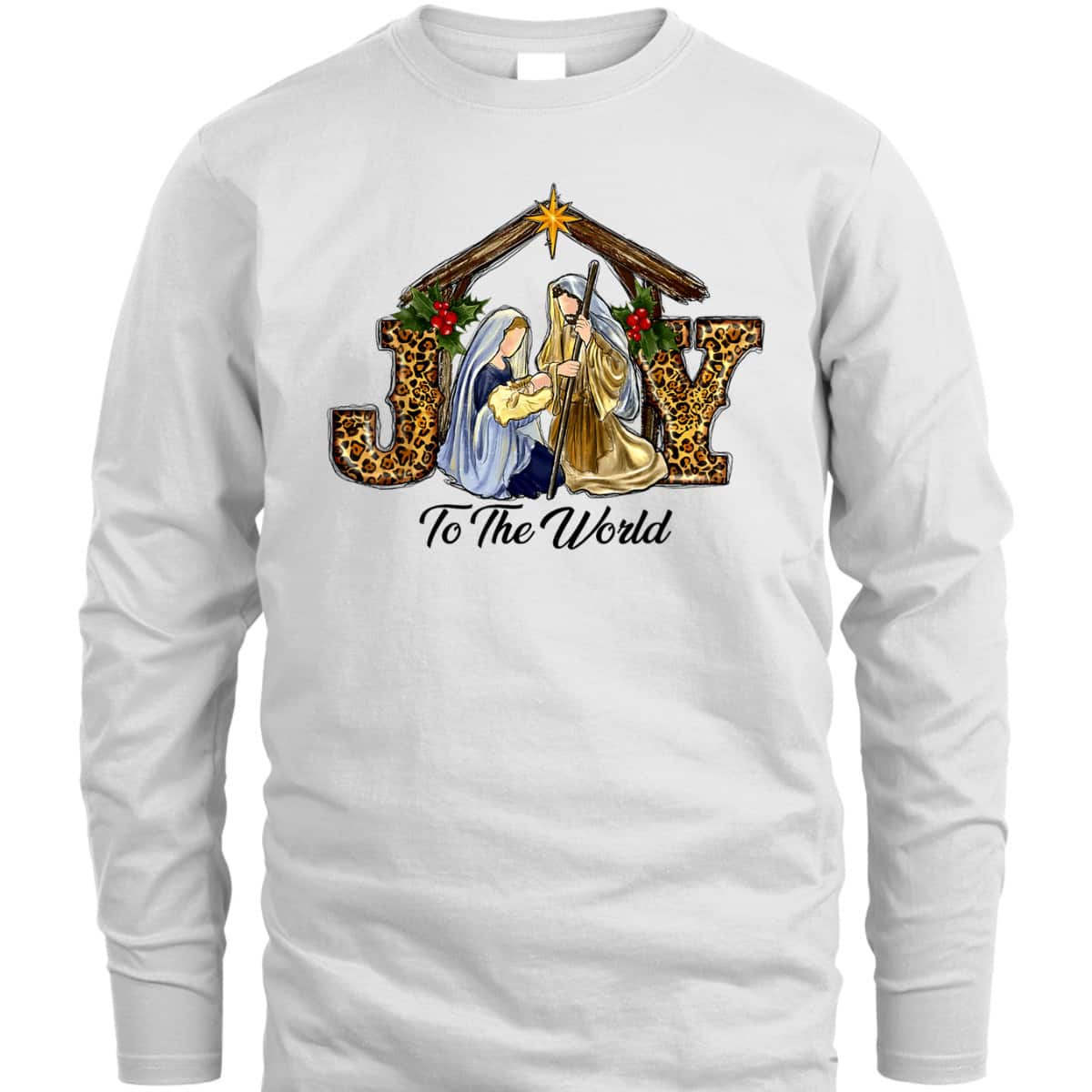 Christmas Joy To The World Baby Jesus Religious Christian T-Shirt Christmas Joy To The World Baby Jesus Religious Christian T-Shirt