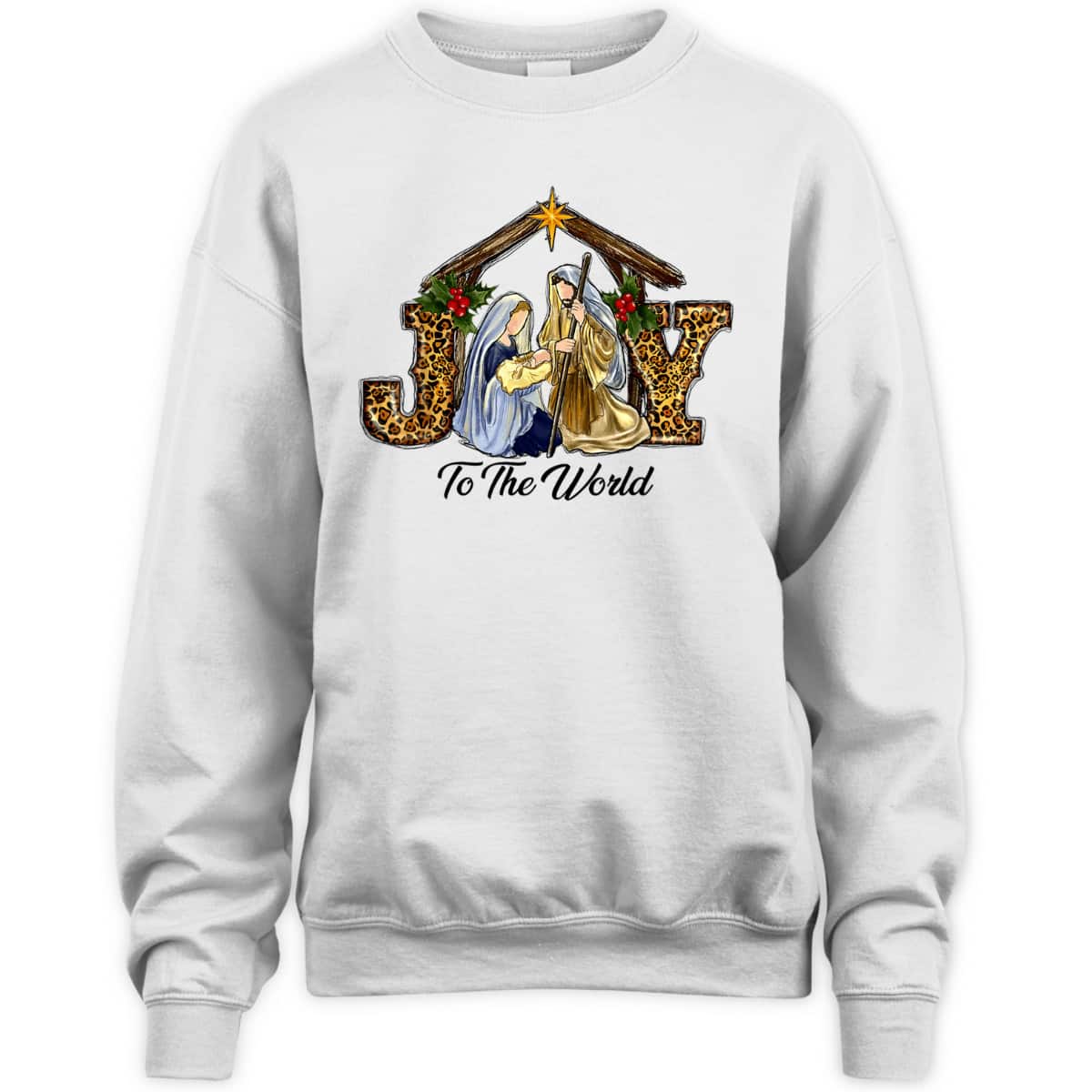 Christmas Joy To The World Baby Jesus Religious Christian T-Shirt Christmas Joy To The World Baby Jesus Religious Christian T-Shirt