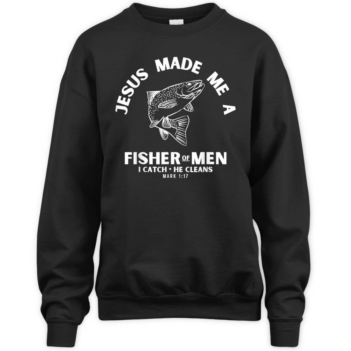 Christian Fishermen Religious Bible Verse Fishing T-Shirt Christian Fishermen Religious Bible Verse Fishing T-Shirt