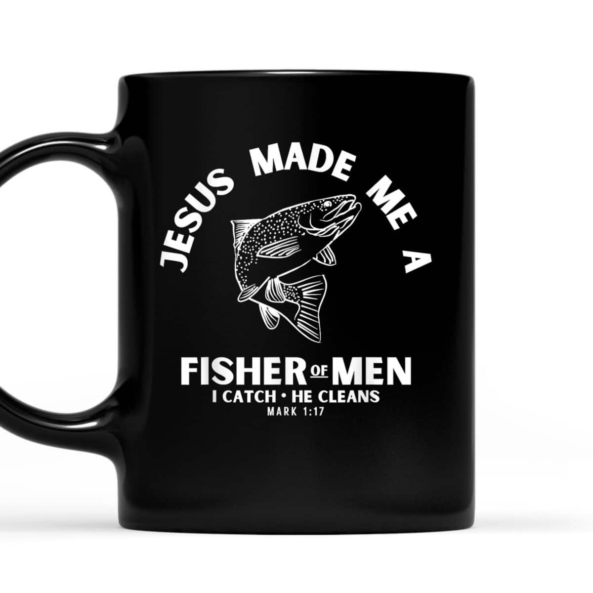 Christian Fishermen Religious Bible Verse Fishing T-Shirt