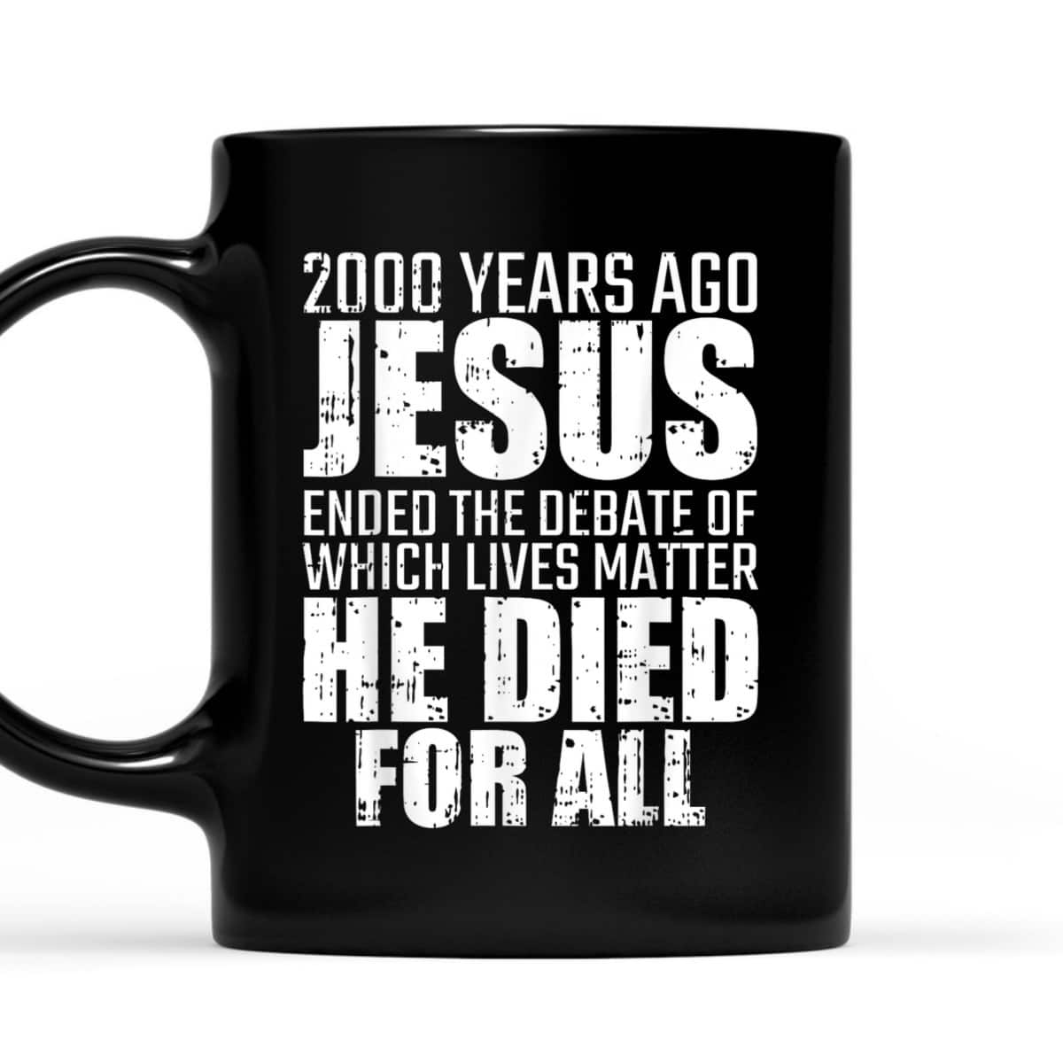 2000 Years Ago Jesus Ended The Debate Christmas Christian T-Shirt 2000 Years Ago Jesus Ended The Debate Christmas Christian T-Shirt