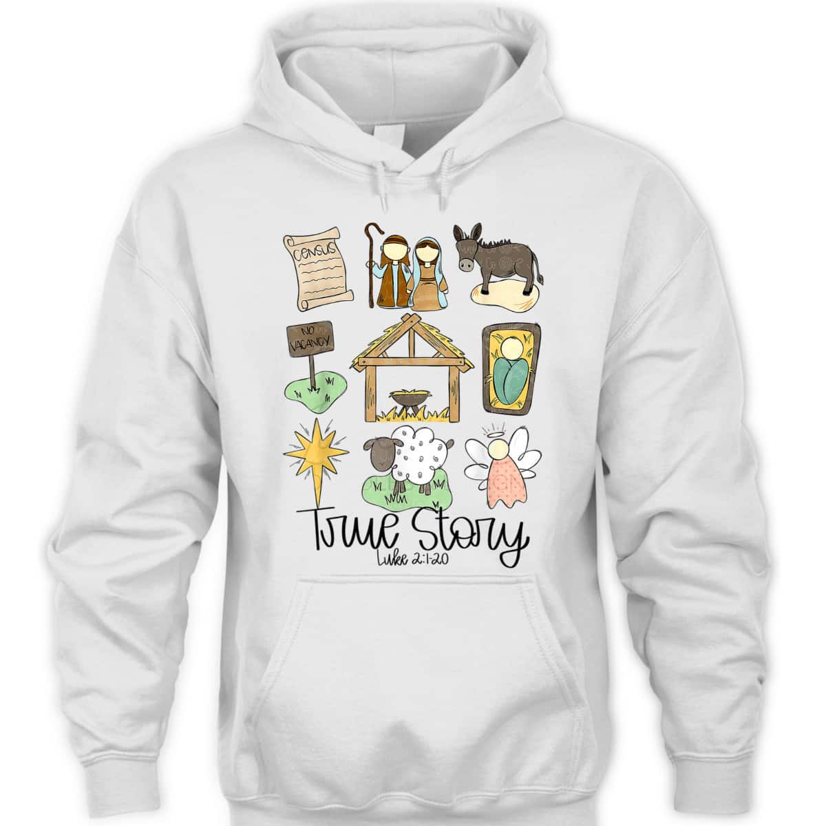 True Story Christmas Luke 21-20 Christian T-Shirt True Story Christmas Luke 21-20 Christian T-Shirt